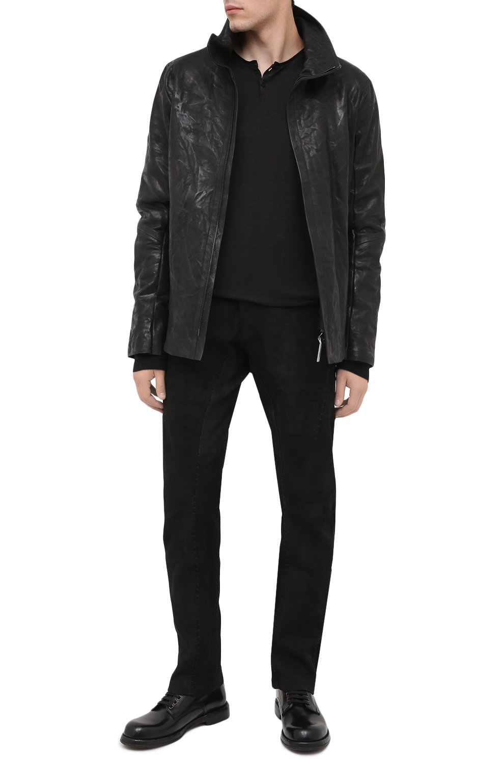 Кожаная куртка ISAAC SELLAM, арт. FUMISTE-CRASSE-P0UILLE, фото 2