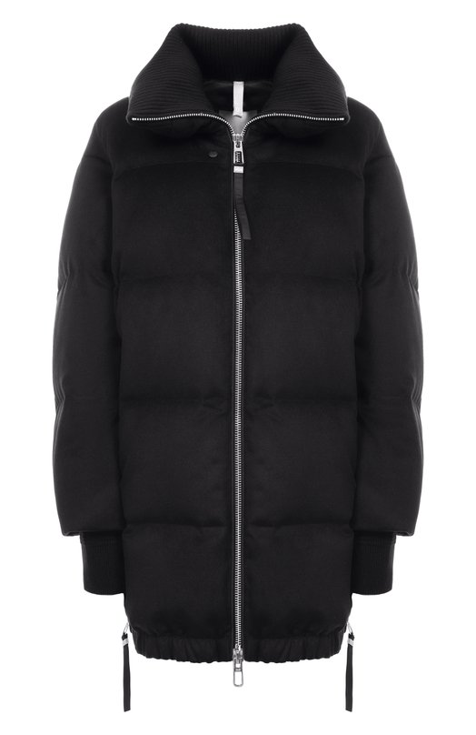 Пуховик из шерсти и вискозы Duno BLANCA/PRAT0 MESTRE Чёрный BLANCA/PRAT0 MESTRE