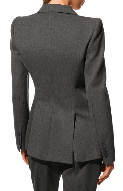 Шерстяной жакет ALEXANDER MCQUEEN, арт. 585442/QJACH, фото 4