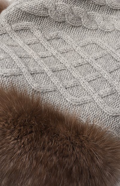 Капюшон с отделкой из меха соболя VICTORIA KUSENKOVA, арт. 199103481541, фото 4