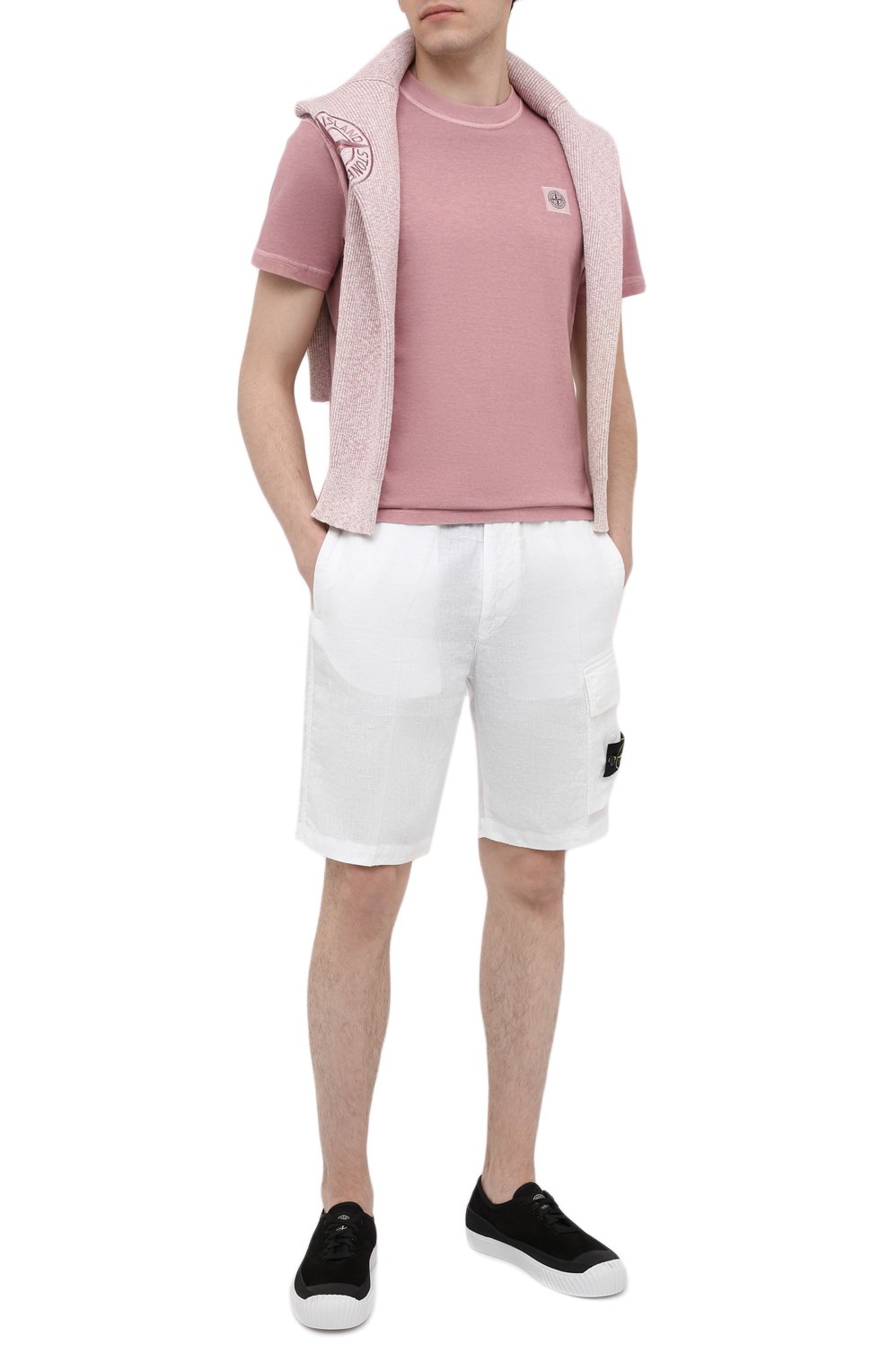 Хлопковая футболка STONE ISLAND, арт. 741523757, фото 2