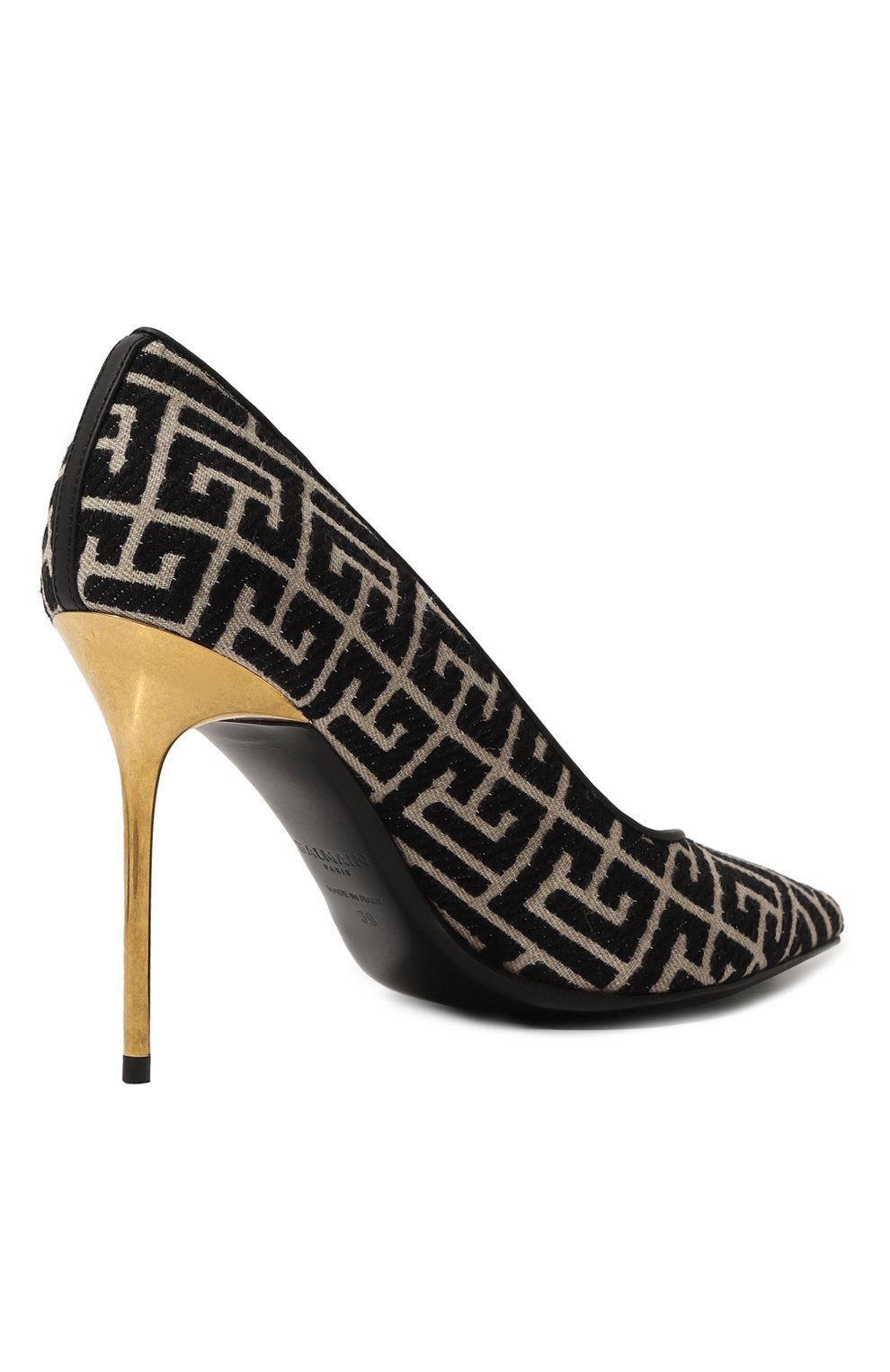 Текстильные туфли ruby BALMAIN, арт. AN1UA517TJMA, фото 5