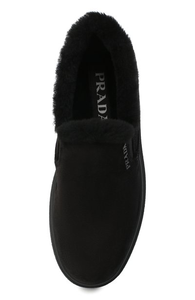 Замшевые слипоны PRADA, арт. 1S484M-JFT-F0002-ZF45, фото 4