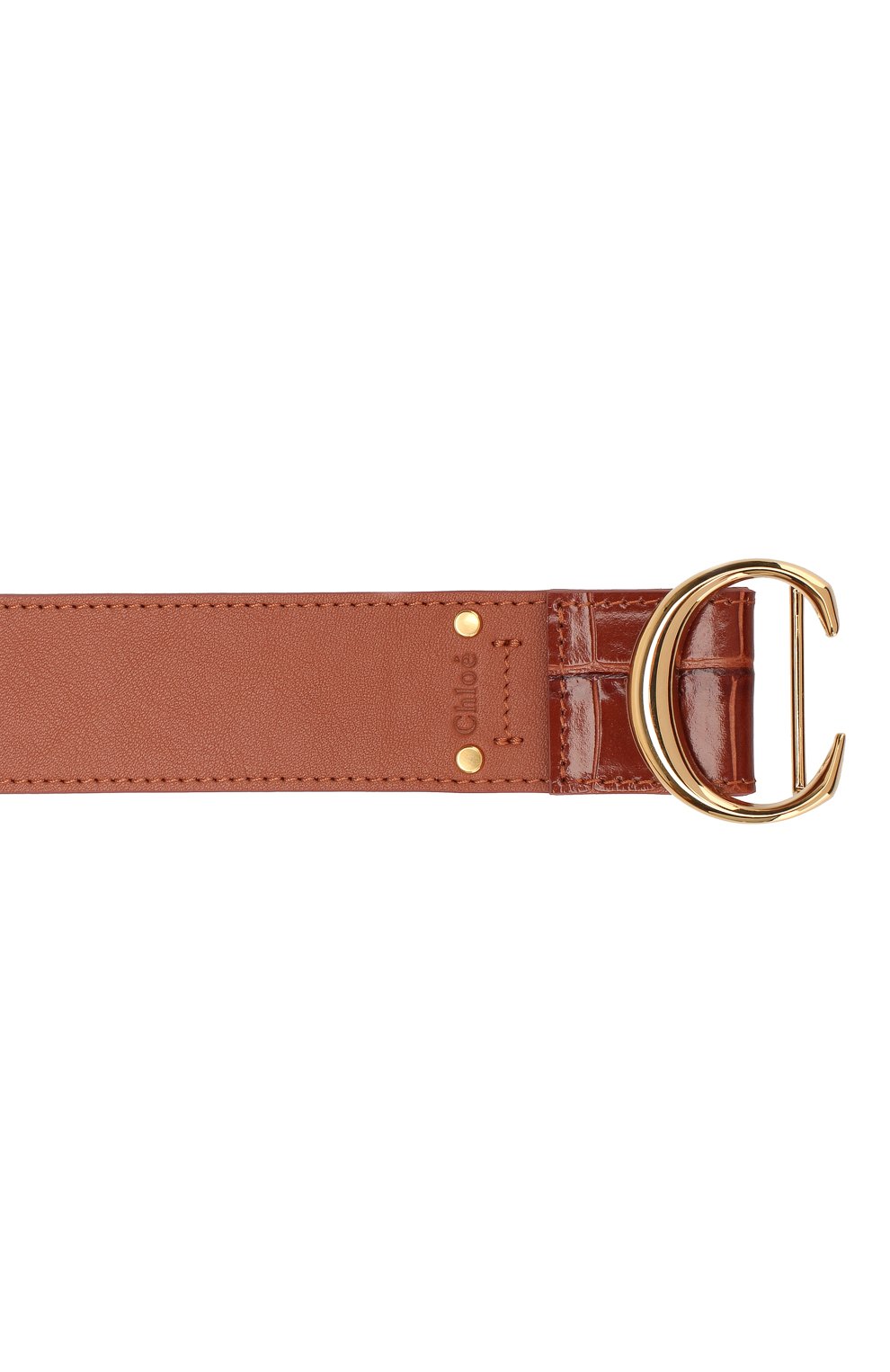 Кожаный ремень CHLOÉ, арт. CHC19WC023GEC, фото 3