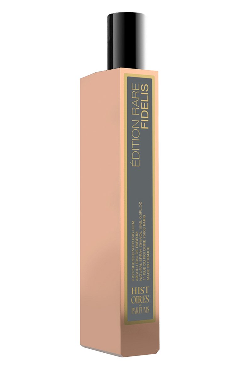 Парфюмерная вода edition rare fidelis (15ml) HISTOIRES DE PARFUMS бесцветного цвета, арт. FIDELISB15 | Фото 1 (Нос: Не проставлено; Региональные ограничения белый список (Axapta Mercury): Не проставлено; Тип продукта - парфюмерия: Парфюмерная вода; Тип аромата: Цветочный, Фруктовый; Обьем косметики: 15ml; Ограничения доставки: flammable)