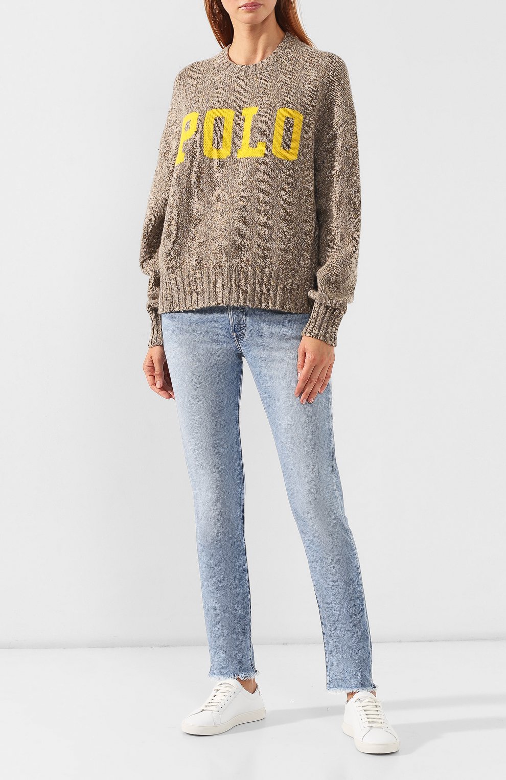 Пуловер POLO RALPH LAUREN коричневого цвета по цене 23500 руб., арт. 211752613, фото 2 Пуловер POLO RALPH LAUREN, арт. 211752613, фото 2