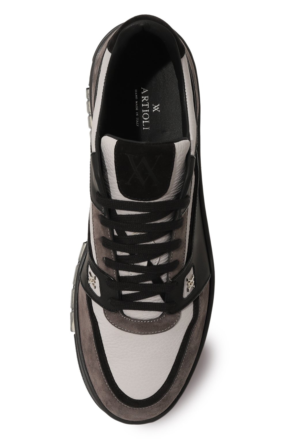 Кожаные кеды zeus ARTIOLI, арт. 0S684/SUEDE/RUBBERIZ.S.KID/SUEDE/RUBBERIZ.S.KID/SU, фото 6