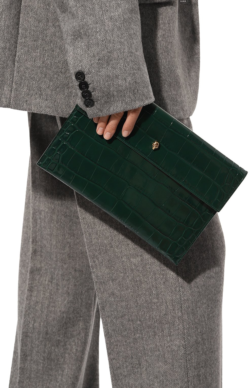 Клатч skull ALEXANDER MCQUEEN, арт. 632033/1JMEG, фото 2