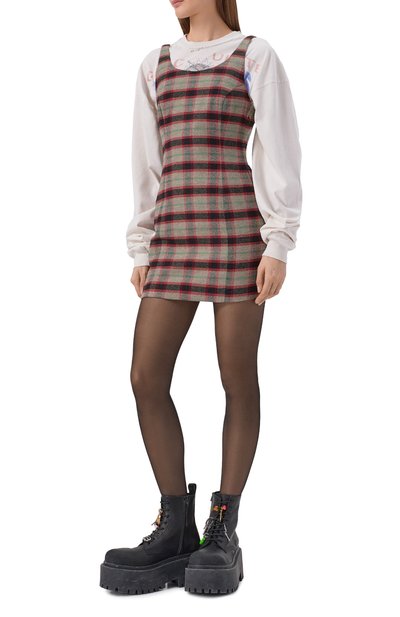 Платье из шерсти и хлопка ENFANTS RICHES DEPRIMES, арт. 120-544/W00L, фото 2