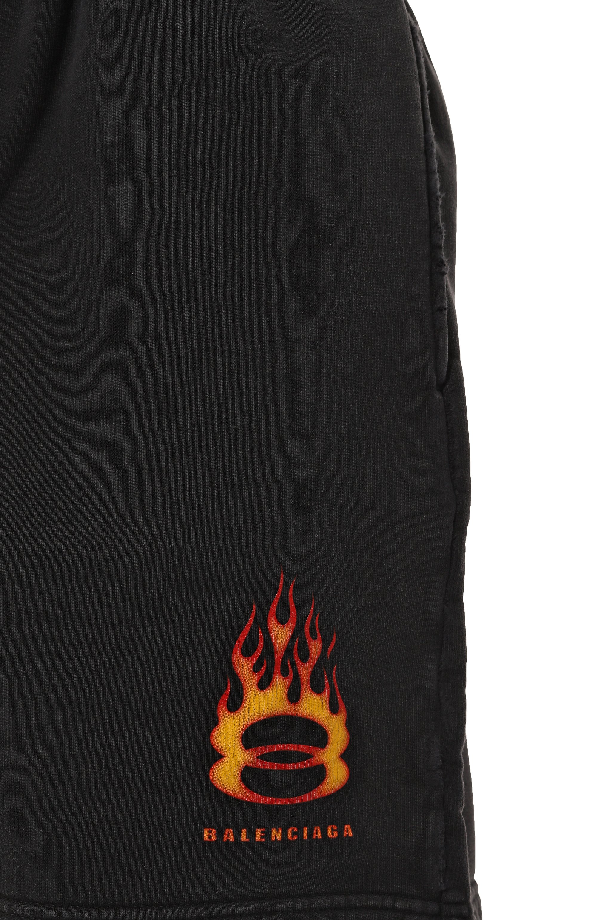 Хлопковые шорты BALENCIAGA темно-серого цвета по цене 106000 руб., арт. 676137/TQVW9, фото 5 Хлопковые шорты BALENCIAGA, арт. 676137/TQVW9, фото 5