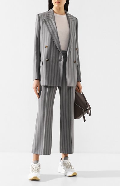 Кожаные кроссовки manhattan ACNE STUDIOS, арт. AD0004/W, фото 2