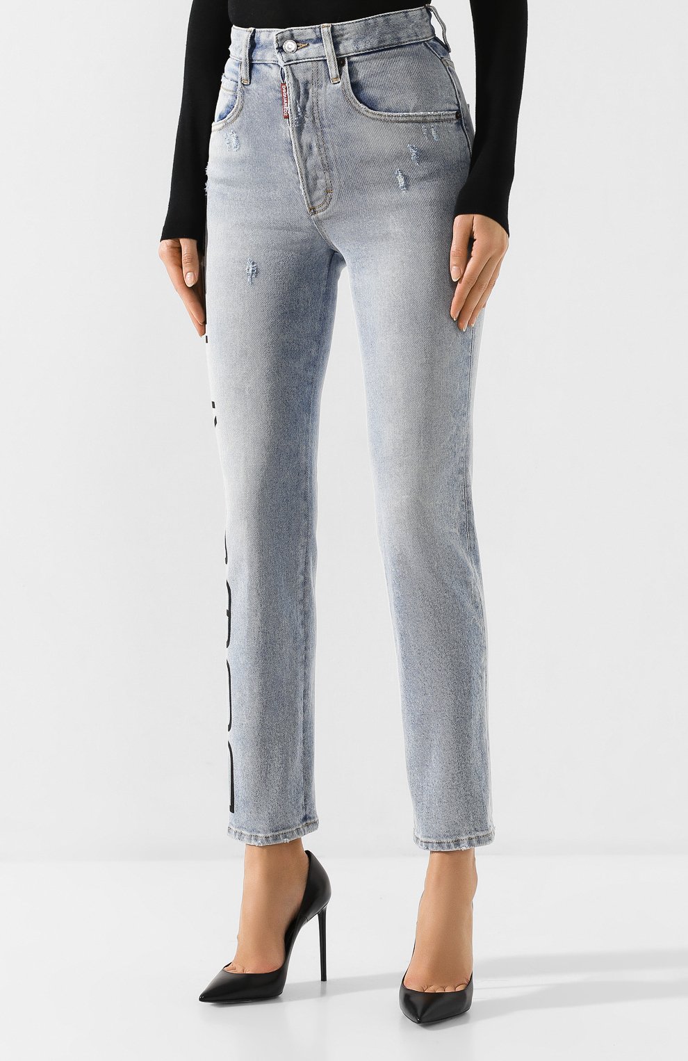 Джинсы DSQUARED2 синего цвета по цене 33950 руб., арт. S72LB0223/S30662, фото 3 Джинсы DSQUARED2, арт. S72LB0223/S30662, фото 3