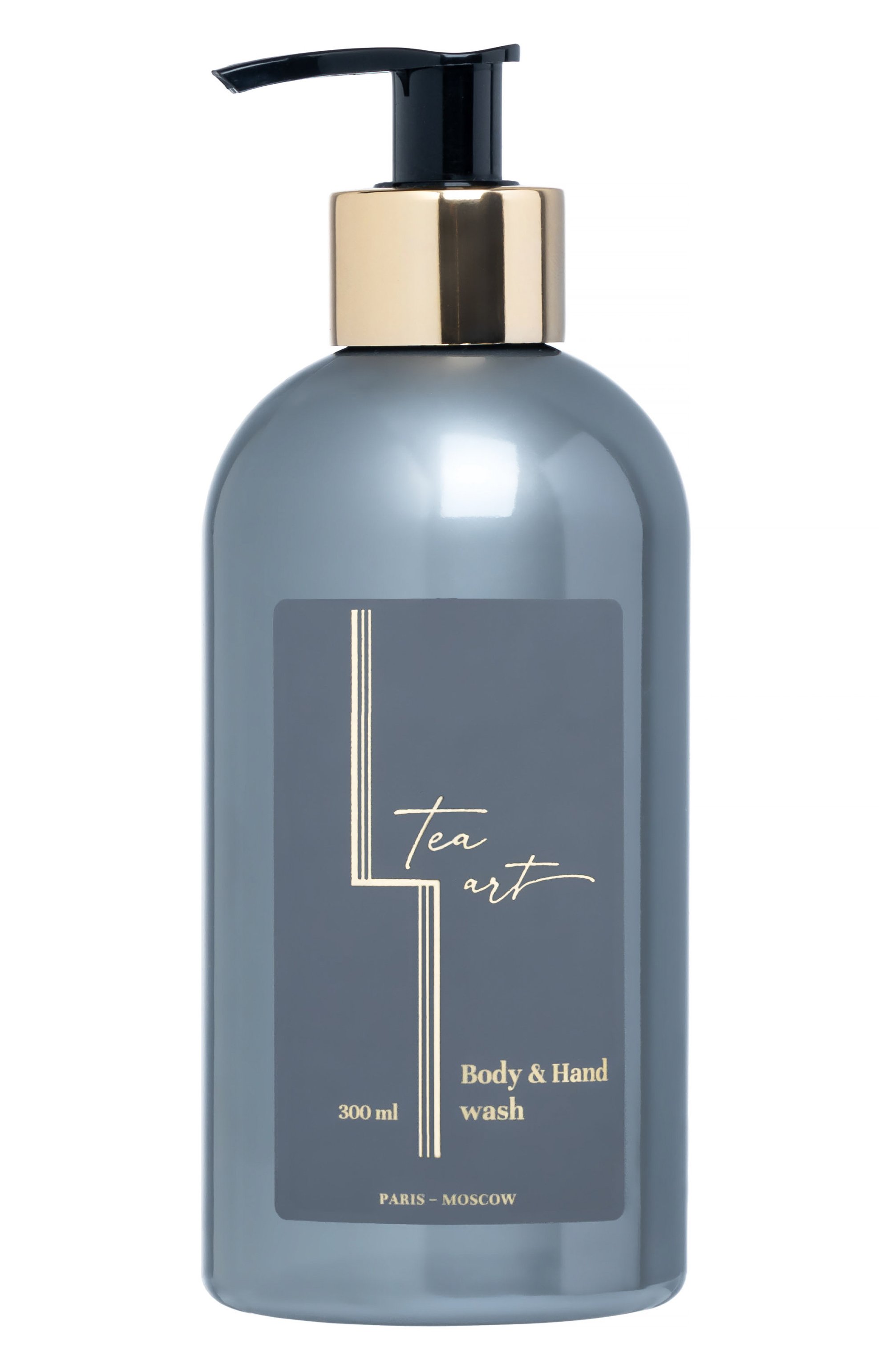 Очищающий гель для рук и тела green tea & grape, lemongrass (300ml) TEA ART, арт. 4603745598489, фото 1