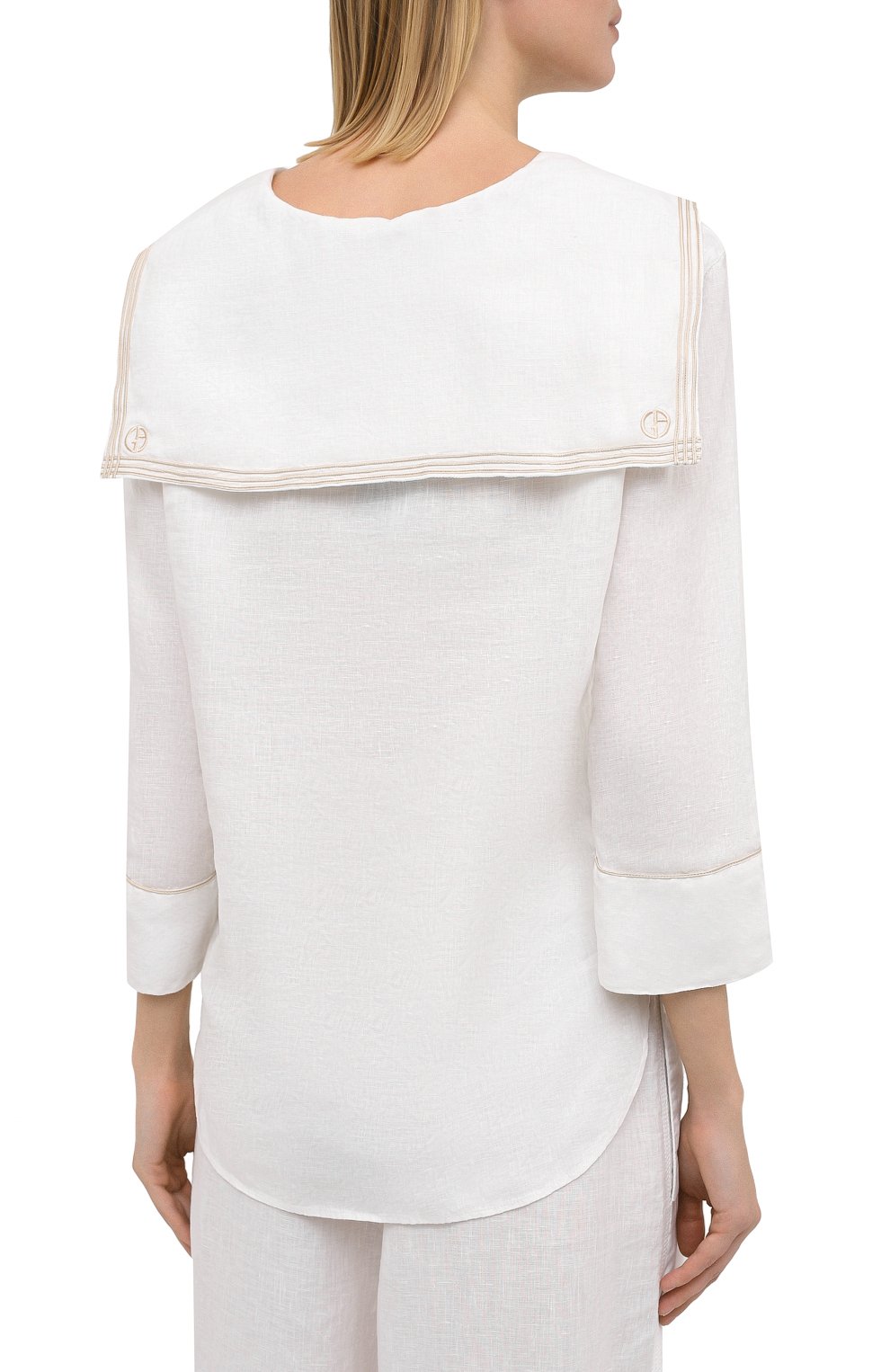 Льняная блузка GIORGIO ARMANI, арт. 0WHCCZ81/TZ644, фото 5