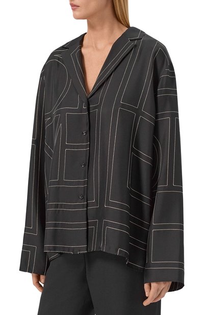 Шелковая рубашка TOTEME, арт. 213-755-707, фото 3