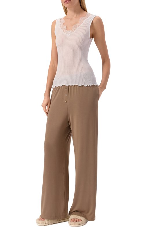 Хлопковый топ Zimmerli 207-2801 Белый  207-2801 Фото 2