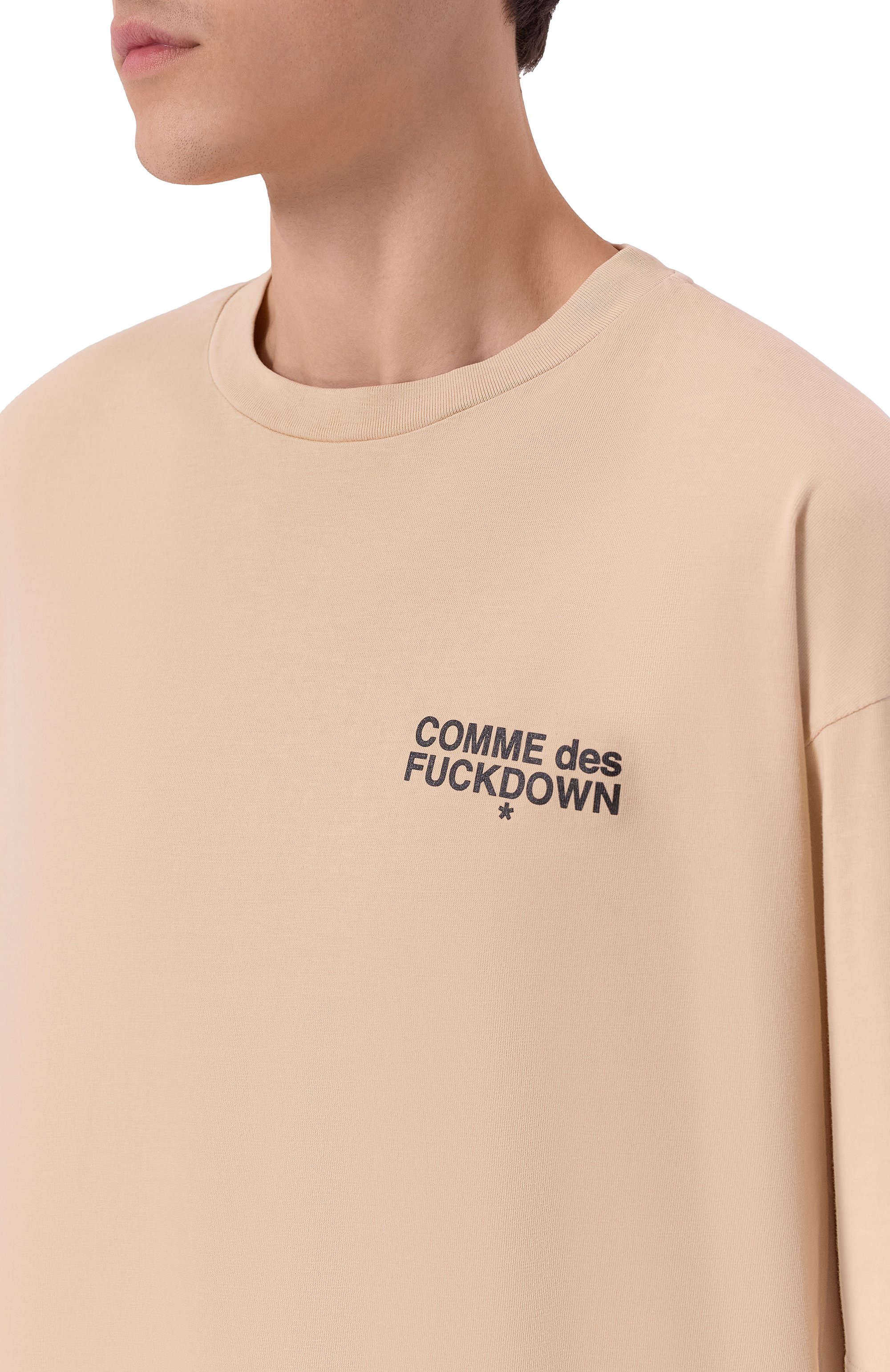 Хлопковая футболка COMME DES FUCKDOWN, арт. CFABM01742, фото 5