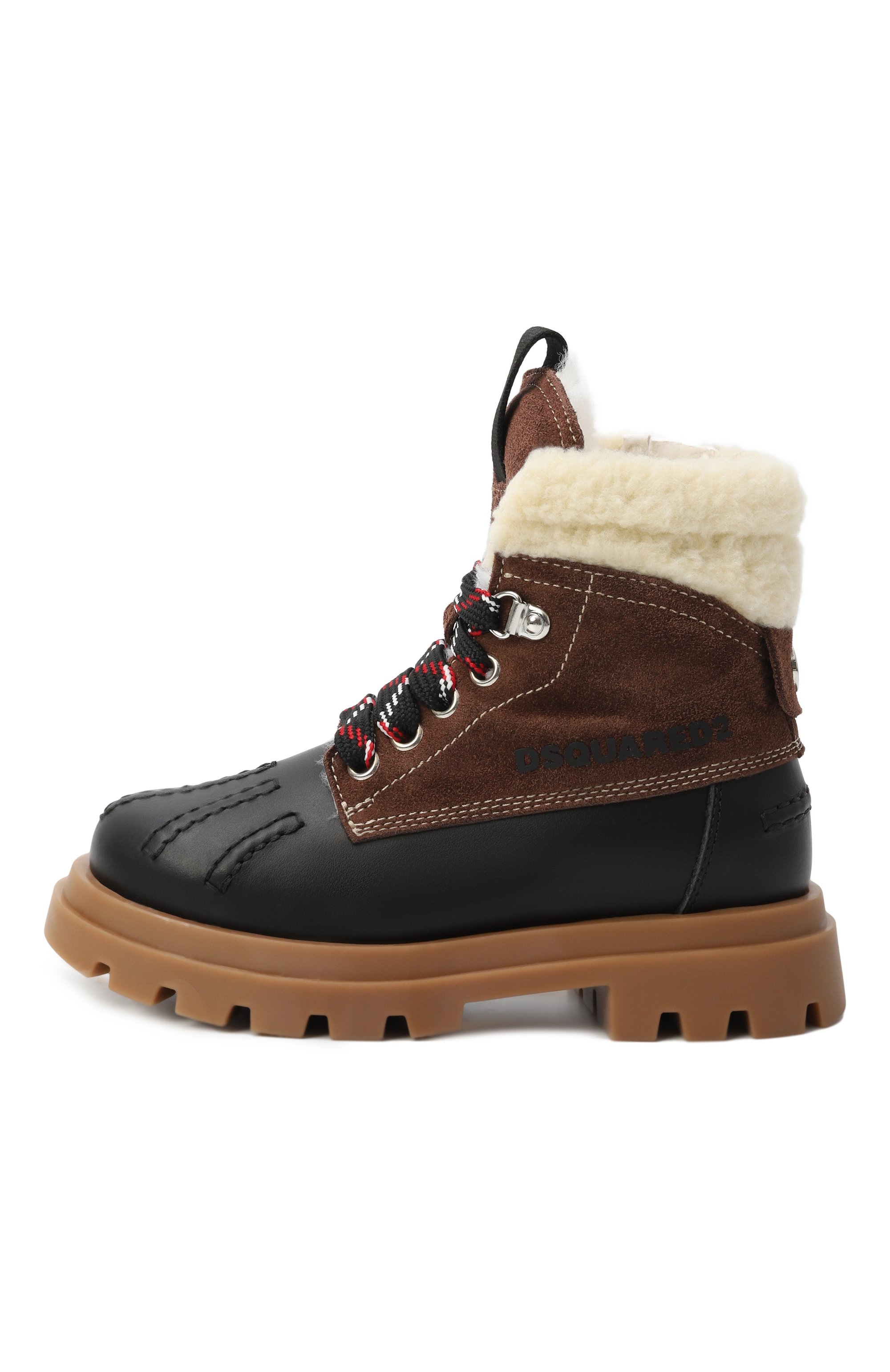 Кожаные ботинки DSQUARED2, арт. 81535/28-35, фото 2