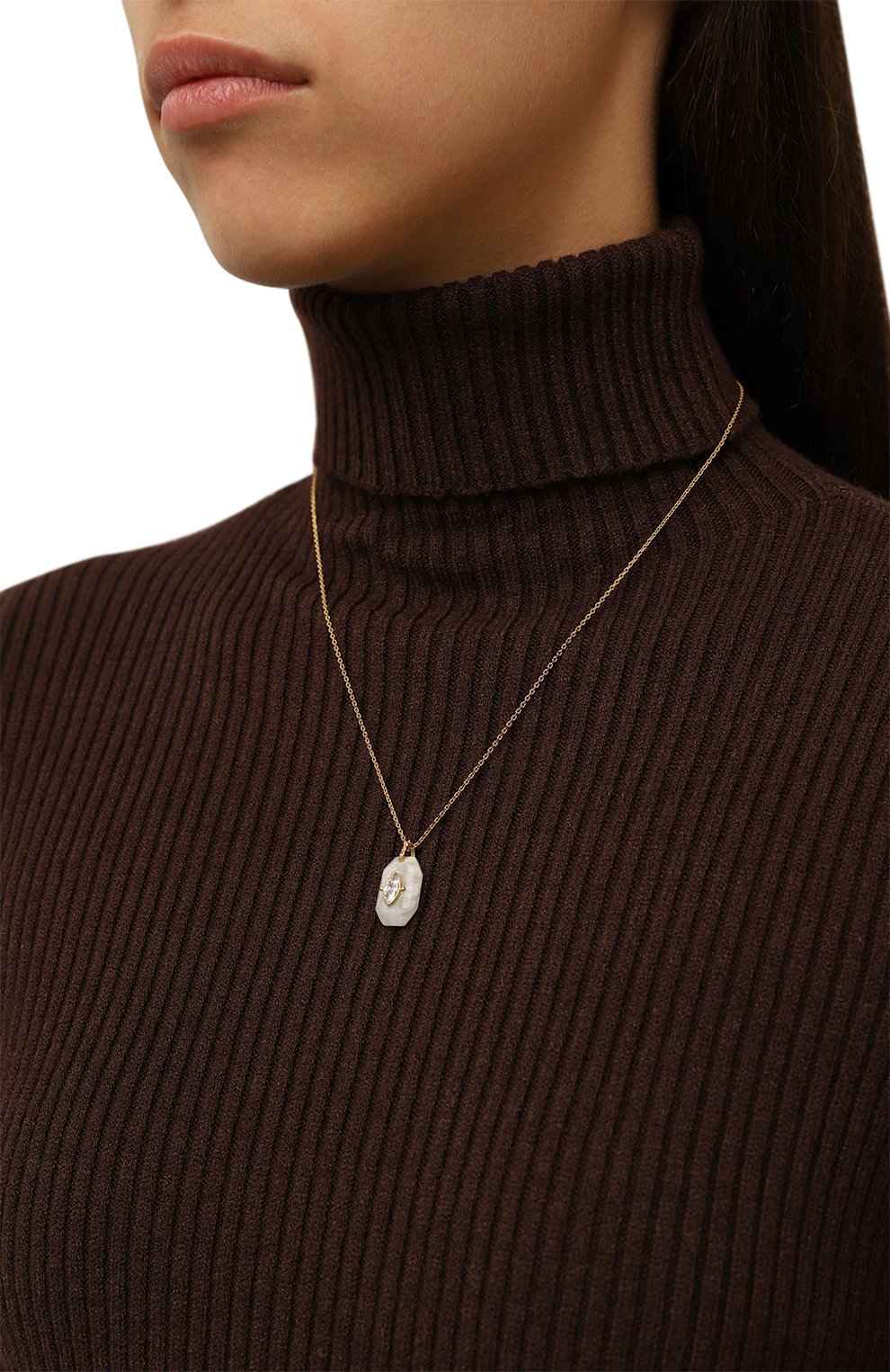 Подвеска на цепочке HANKA_IN, арт. INS-LG47-PDL-CZ-0.5M, фото 2