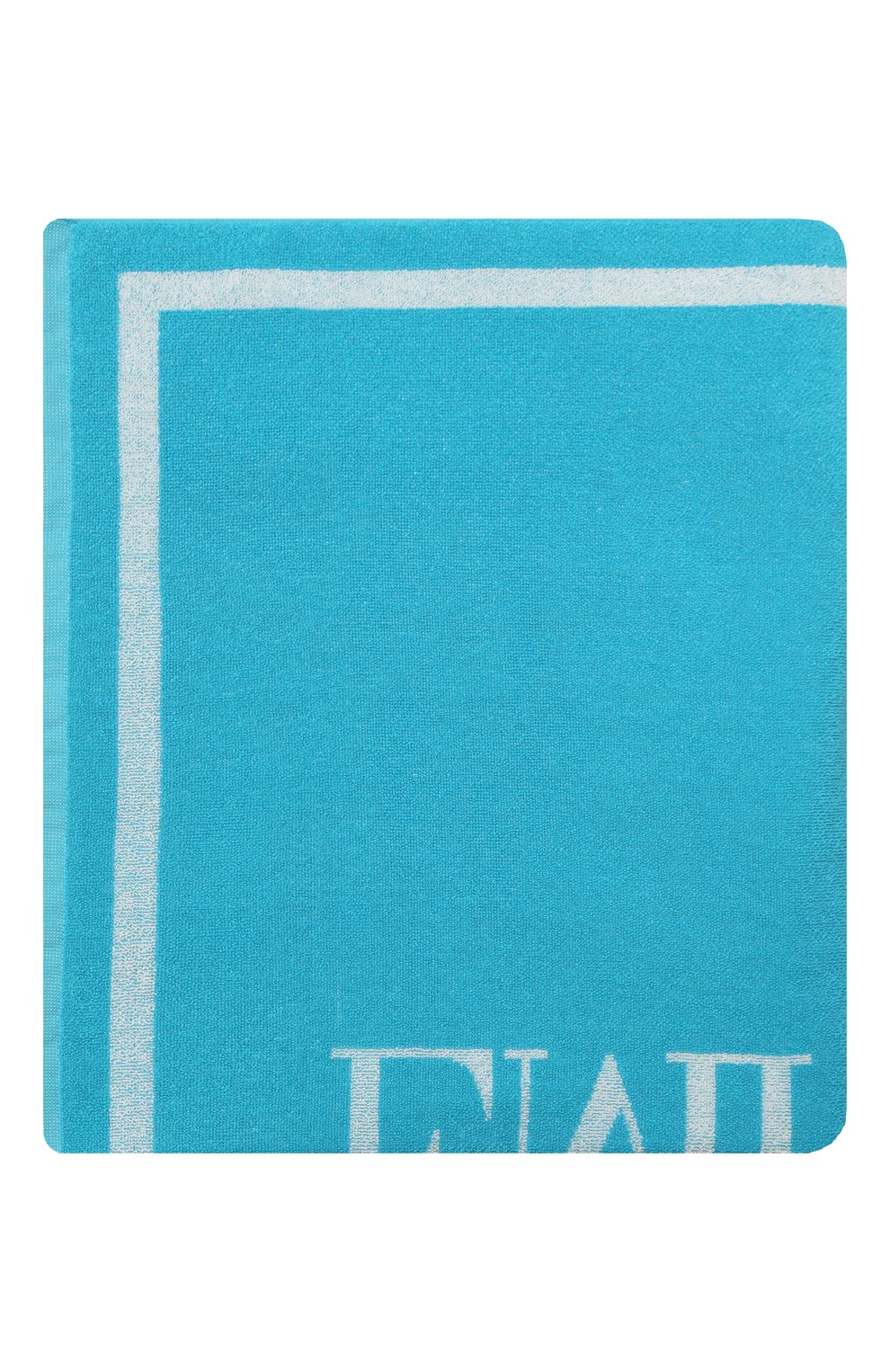 Хлопковое полотенце EMPORIO ARMANI голубого цвета по цене 7915 руб., арт. 231772/3R451, фото 2 Хлопковое полотенце EMPORIO ARMANI, арт. 231772/3R451, фото 2