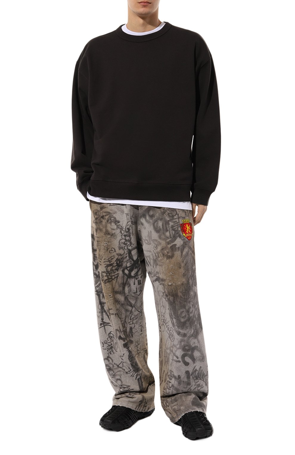 Хлопковые брюки BALENCIAGA, арт. 740028/T0VA8, фото 2