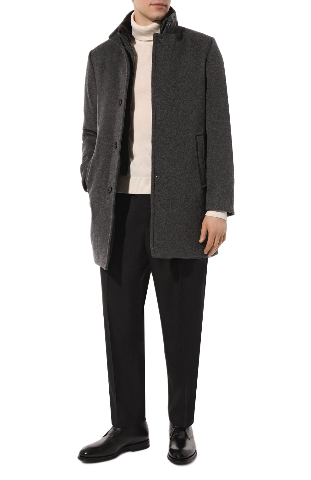 Пуховое пальто bond-fur-le с воротником из овчины MOORER, арт. RUF-DN0-LE_SET, фото 2