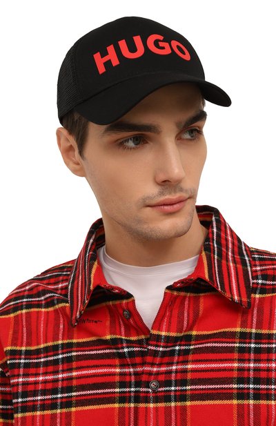 Хлопковая бейсболка HUGO, арт. 50496217, фото 2