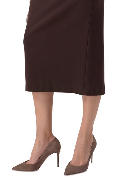 Замшевые туфли cardinale 90 DOLCE & GABBANA, арт. CD1840/B1275, фото 3