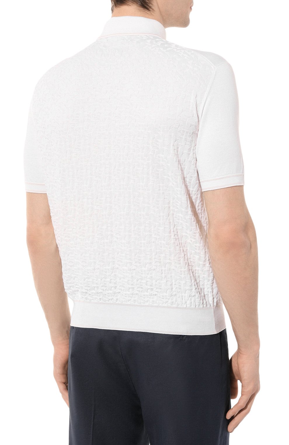 Поло из шелка и хлопка STEFANO RICCI, арт. K818059P13/F23286, фото 4