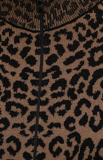 Шерстяной кардиган VALENTINO леопардового цвета по цене 156500 руб., арт. WB3KE00V6MJ, фото 5 Шерстяной кардиган VALENTINO, арт. WB3KE00V6MJ, фото 5