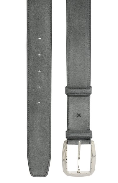 Замшевый ремень STEFANO RICCI серого цвета по цене 109000 руб., арт. N381SD/A570P, фото 3 Замшевый ремень STEFANO RICCI, арт. N381SD/A570P, фото 3