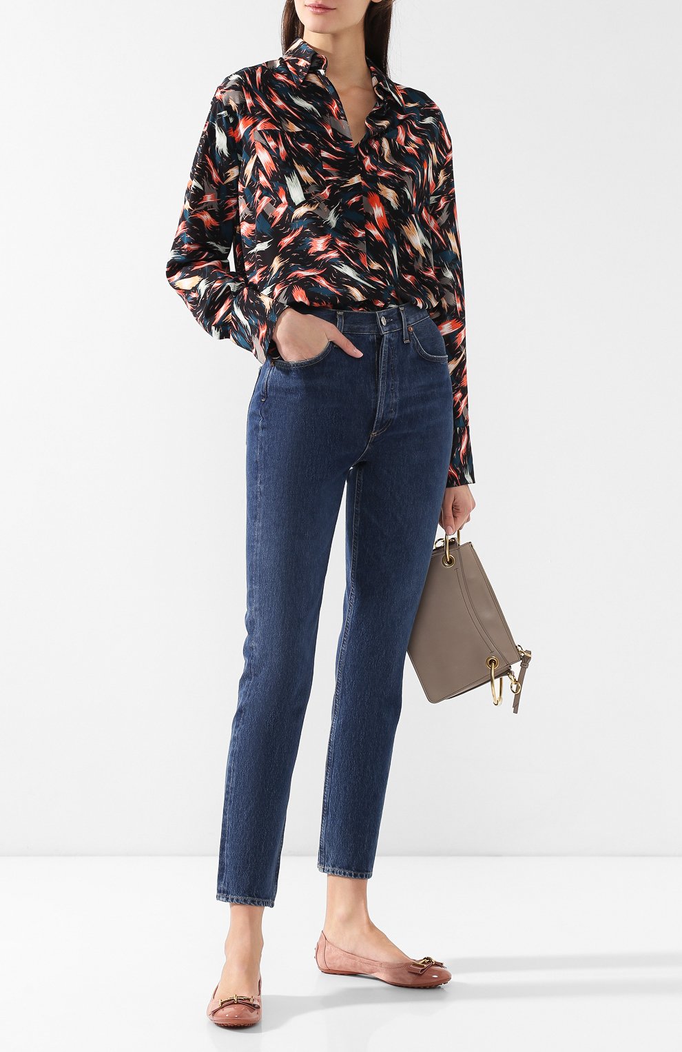 Замшевые балетки TOD’S, арт. XXW0HI0AS10RTU, фото 2