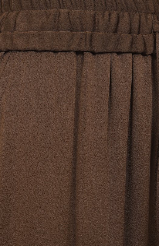 Атласные брюки Isabel Marant PA0522FA/C1J04I Коричневый  PA0522FA/C1J04I Фото 6