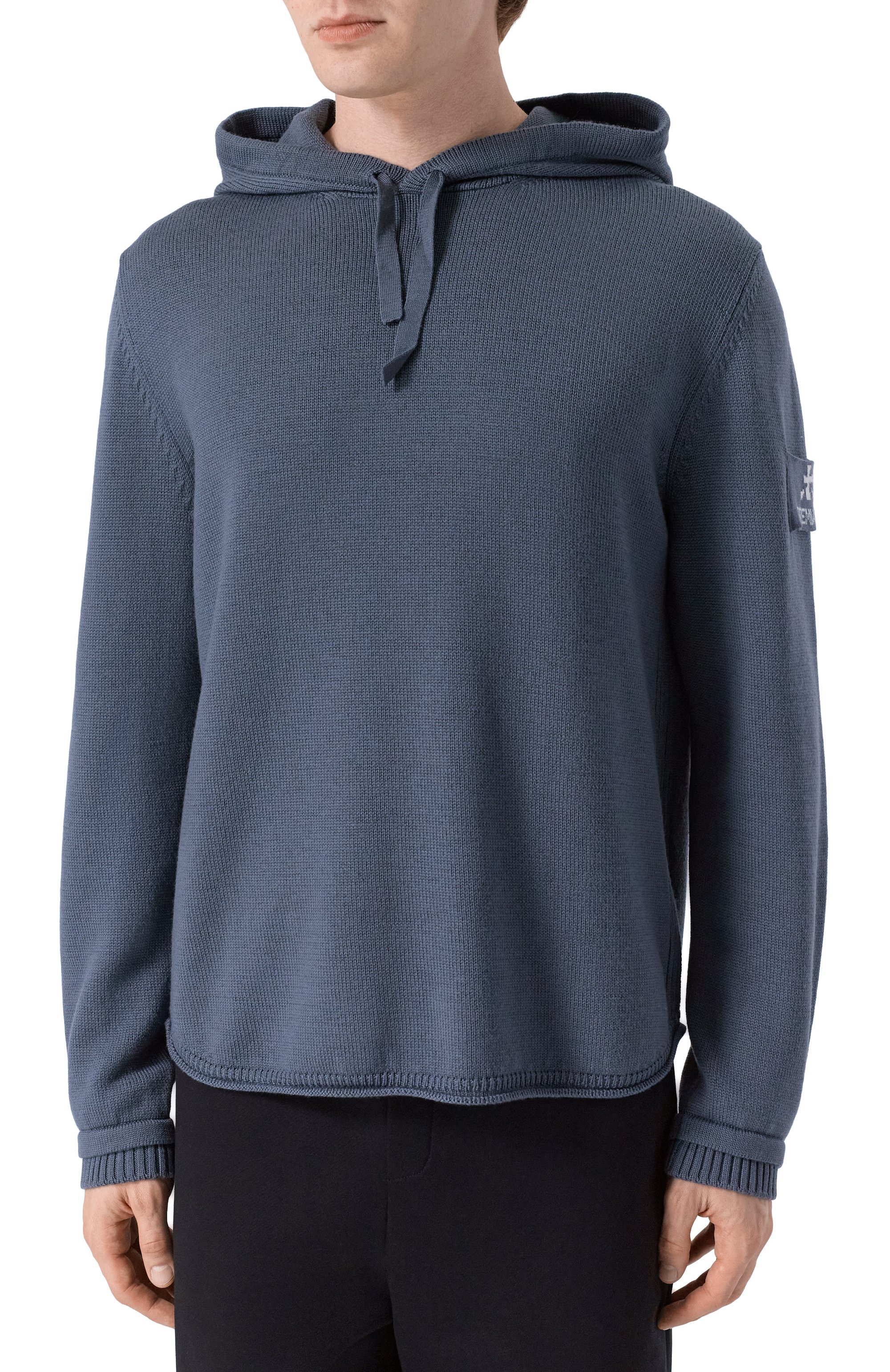 Шерстяное худи PREMIATA серого цвета по цене 43500 руб., арт. PMG30/W00L, фото 3 Шерстяное худи PREMIATA, арт. PMG30/W00L, фото 3