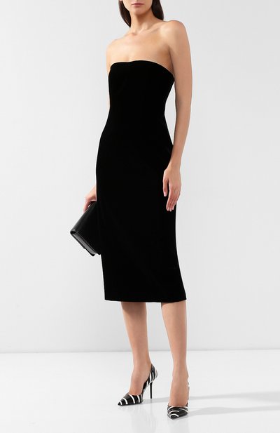 Платье из вискозы GIVENCHY черного цвета по цене 299500 руб., арт. BW20L211KH, фото 2 Платье из вискозы GIVENCHY, арт. BW20L211KH, фото 2