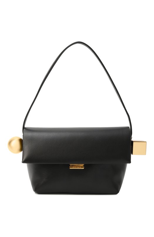 Сумка Le Rond Carré Jacquemus 24HBAW00383/AC27L14 Чёрный 24HBAW00383/AC27L14