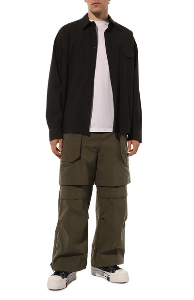 Текстильные кеды converse x rick owens DRKSHDW черного цвета по цене 23150 руб., арт. DC02CX954/A04R1, фото 2 Текстильные кеды converse x rick owens DRKSHDW, арт. DC02CX954/A04R1, фото 2