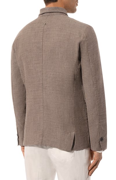 Пиджак из хлопка и льна HANNES ROETHER, арт. J0S32EF.6050, фото 4