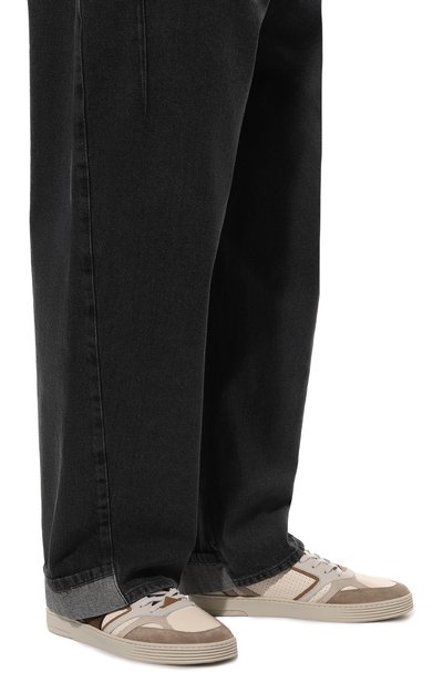 Кожаные кеды step FENDI, арт. 7E1631/A1GV, фото 3