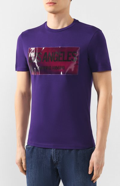Хлопковая футболка EMPORIO ARMANI, арт. 3H1T62/1J30Z, фото 3