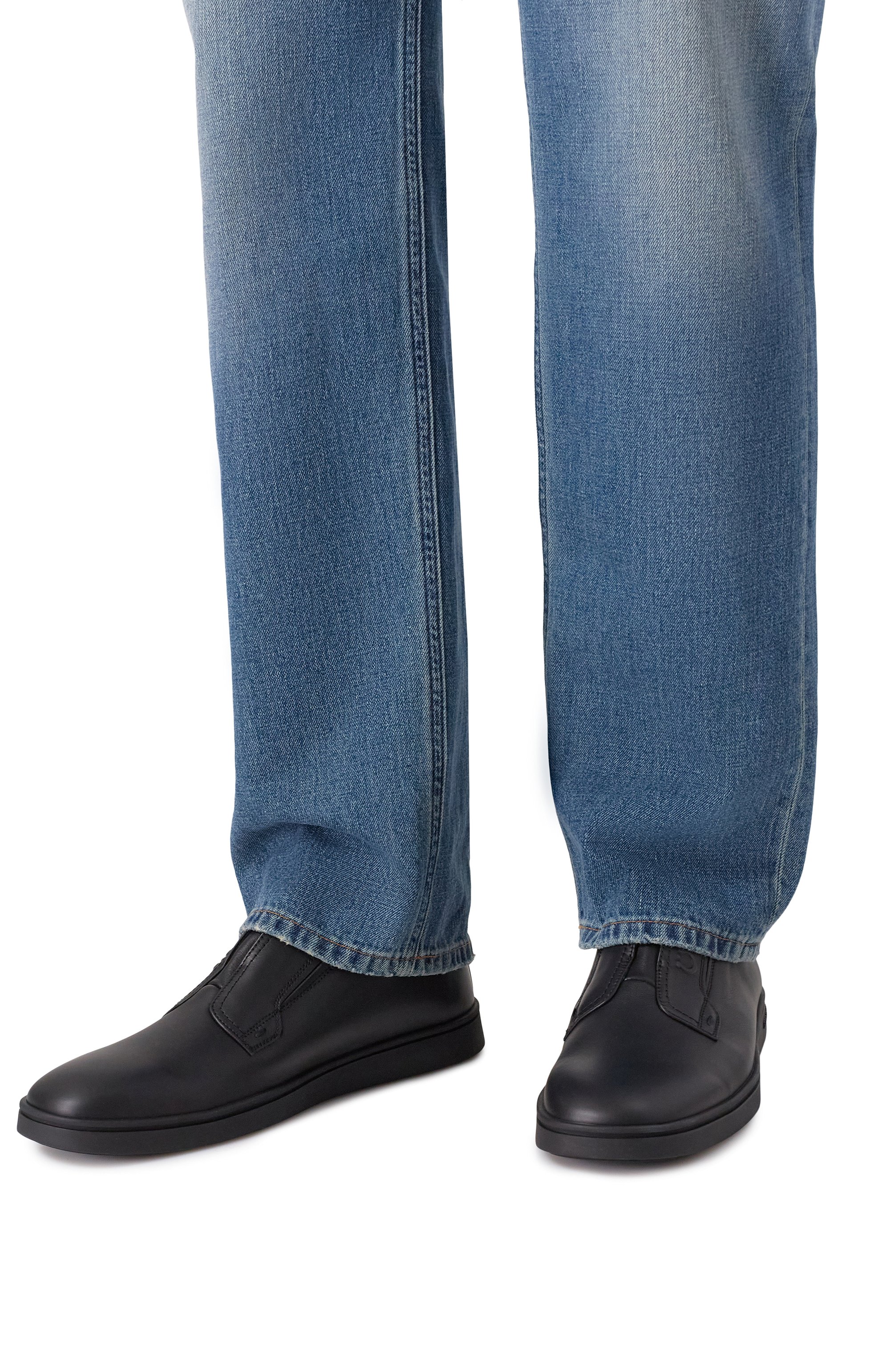 Кожаные кеды urban FERRAGAMO, арт. 02A000/787, фото 3