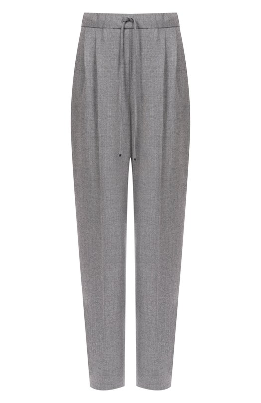 Кашемировые брюки Max Mara GATTI Серый GATTI