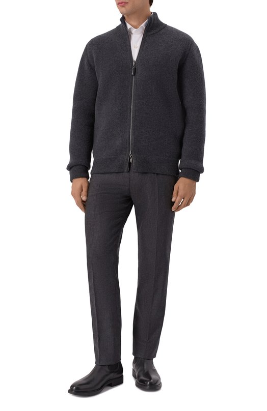Шерстяные брюки Berwich GL0BE/FA1224X Серый  GL0BE/FA1224X Фото 2