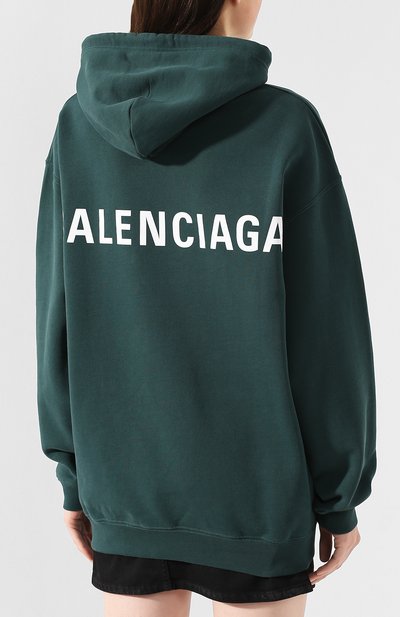 Хлопковое худи BALENCIAGA, арт. 570798/THV79, фото 4