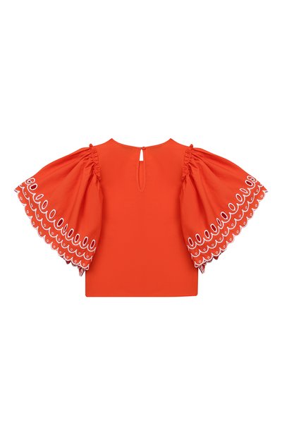 Хлопковая блузка STELLA MCCARTNEY, арт. 602830/SQK79, фото 2