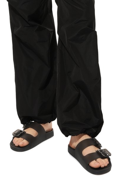 Резиновые шлепанцы mallorca BALENCIAGA черного цвета по цене 47700 руб., арт. 656937W2DZ1, фото 3 Резиновые шлепанцы mallorca BALENCIAGA, арт. 656937W2DZ1, фото 3