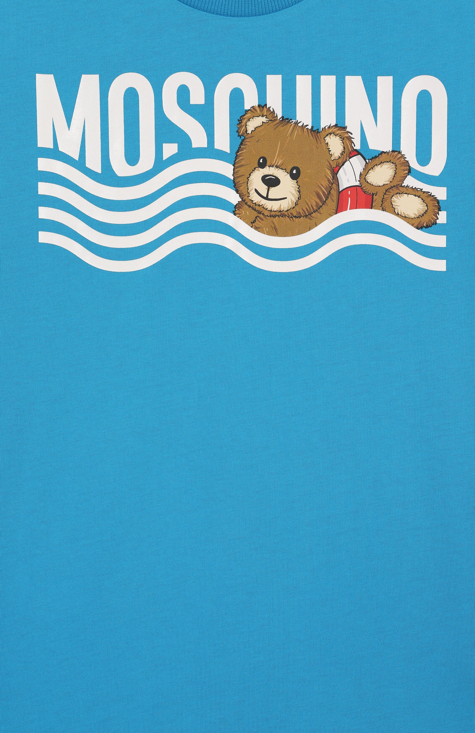 Хлопковая футболка MOSCHINO, арт. HYM04K/LAA24/4-8, фото 3