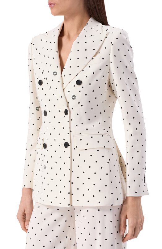 Жакет из вискозы Elie Saab J0204PR26/CD024 Белый  J0204PR26/CD024 Фото 3