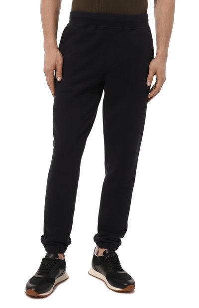 Хлопковые джоггеры C.P. COMPANY темно-синего цвета по цене 28750 руб., арт. 14CMSP135A-005086W, фото 3 Хлопковые джоггеры C.P. COMPANY, арт. 14CMSP135A-005086W, фото 3