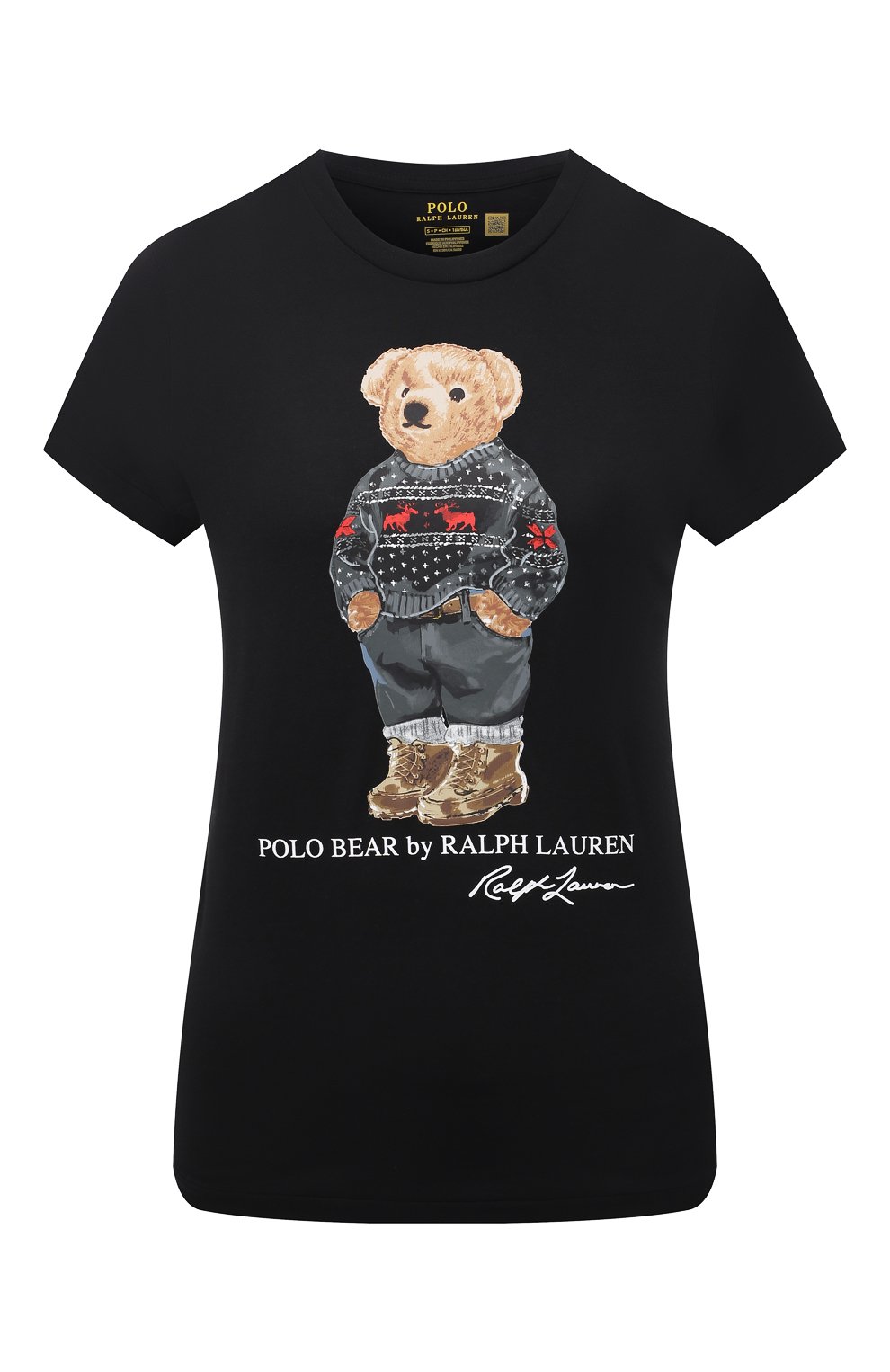 Хлопковая футболка POLO RALPH LAUREN, арт. 211846851, фото 1